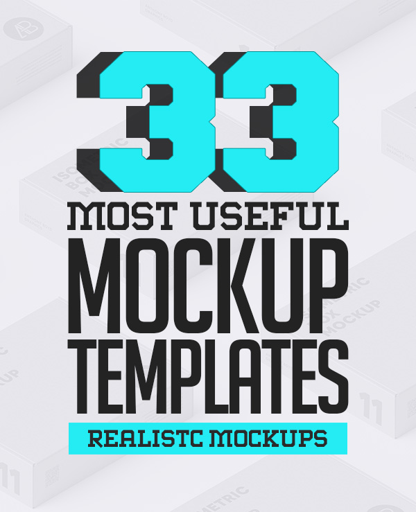 33 Most Useful Product Mockup Templates