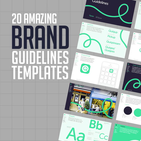 20 Amazing Brand Guidelines Templates Design