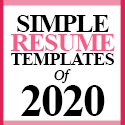 Post Thumbnail of 22 Simple CV / Resume Templates with Cover Letters