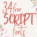 Post Thumbnail of 34 Free Script Fonts for Graphic Designers
