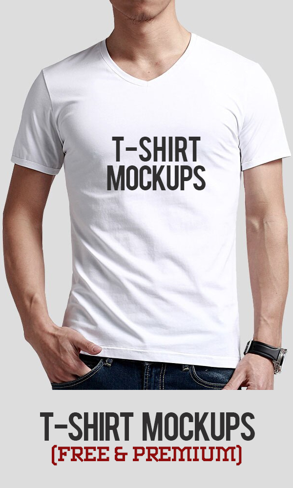 T Shirt Mockups (Free & Premium) For Designers