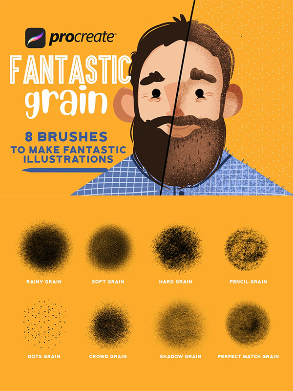 Fantastic grain for Procreate