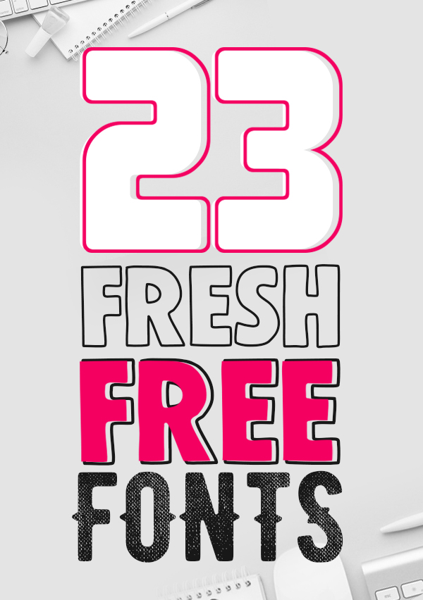 23 Fresh Free Fonts For Graphic Designers