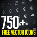 Post Thumbnail of 750+ Free Vector Icons for Web, iOS and Android UI Design