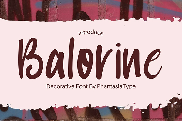Balorine Free Font
