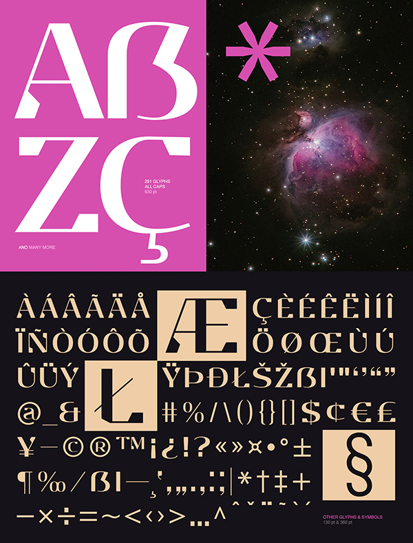 EP Stellari Font Letters