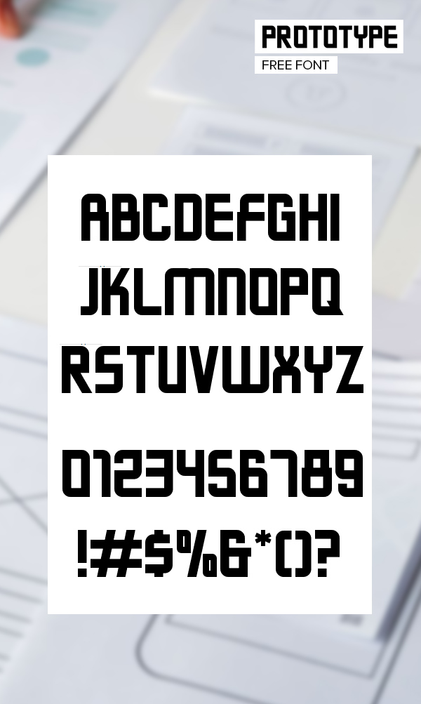 Prototype Font Letters