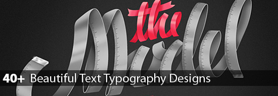 Post image of Digital Text Typography: 40+ Beautiful Text Typography Designs