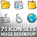 Post thumbnail of 71 Icon Sets: Huge Roundup of Web, CMS, Mobile App Icon Sets