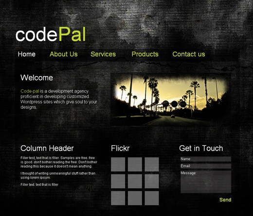 Csstemplates50 in 70+ Free XHTML/CSS Templates - Download Now