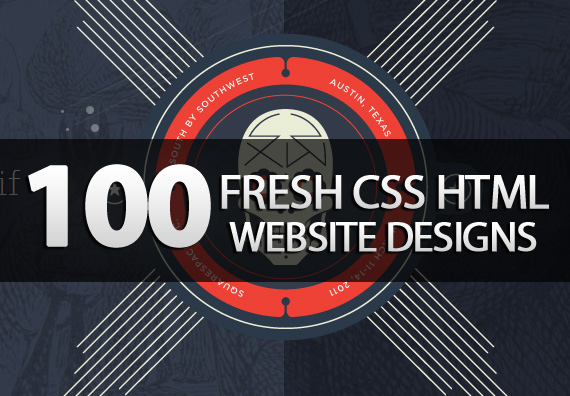 100 Fresh CSS HTML Websites For Inspiration