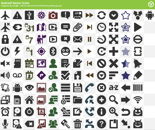 Android Vector Icons Pack
