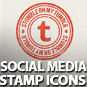 Post thumbnail of 100 Stamp-Like & Vector Social Media Icons