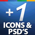 Post Thumbnail of Google +1 Icon Packs &amp; Google Plus One PSD