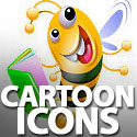 Post thumbnail of Free Colorful Bee, Dolphin, Octopus & Alien Cartoon Icon Sets
