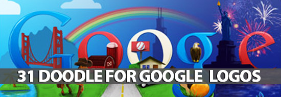 Doodle For Google: 31 Logos