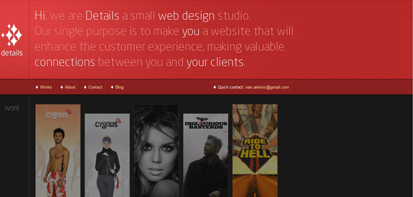 One Page Website Designs