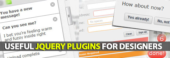 Useful jQuery Plugins For Designers