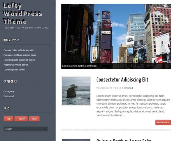 GraphicDesignJunction: 35+ Fresh WordPress Themes