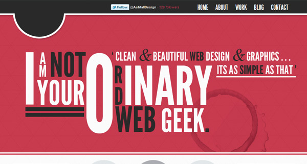 GraphicDesignJunction: 25 Fresh Inspiring Typography In Web Design