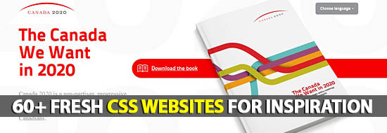 60+ Fresh CSS Websites for Inspiration