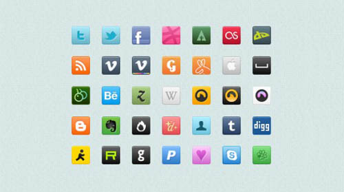 Best Social Media Icon Sets In 2011