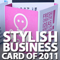 Post thumbnail of 45 Stylish Business Card Designs Of 2011