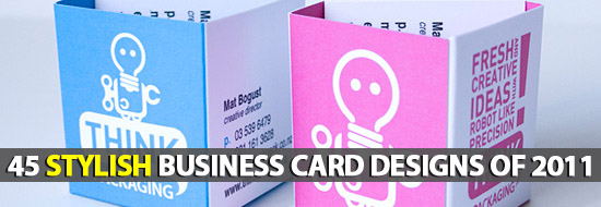 Post image of 45 Stylish Business Card Designs Of 2011