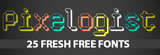 25 Fresh Free Fonts