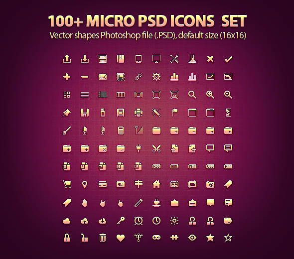 Free PSD Icons Set