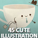 Post thumbnail of 45 Cute Illustrations By Skinny Andy