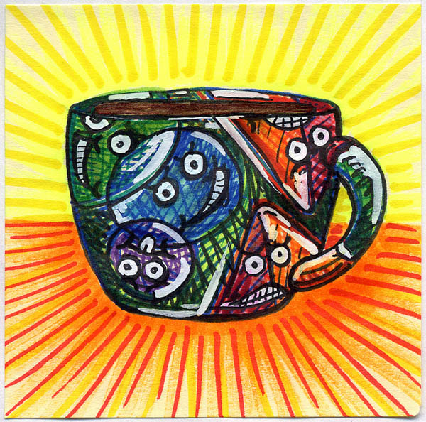 50 Beautiful Coffee Mug Illustration