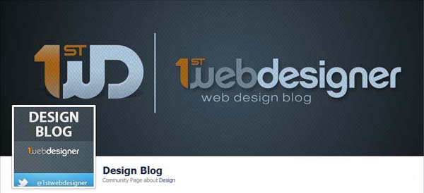 1st Web Design Blog Facebook Timeline Cover