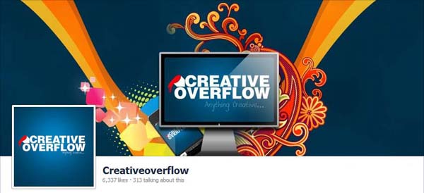 Creative Overflow Facebook Timeline Cover