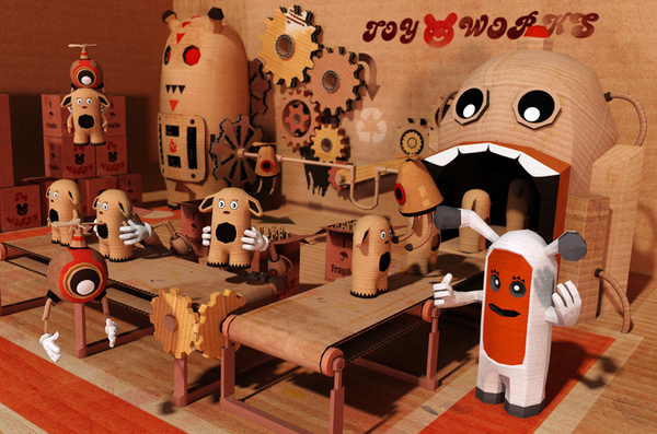 100 Awesome 3D Cartoon Characters and 3D illustration