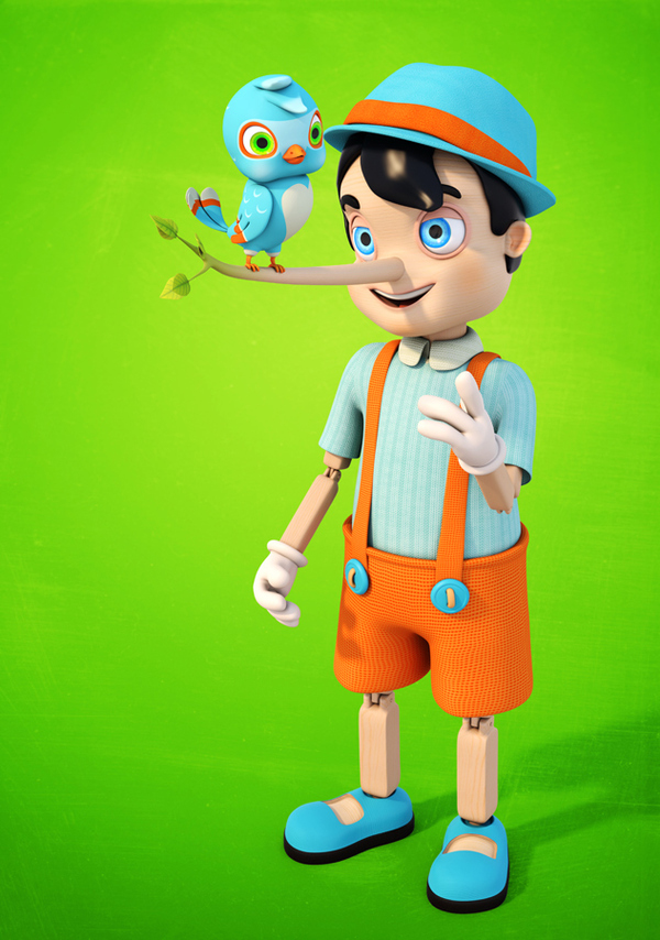 100 Awesome 3D Cartoon Characters and 3D illustration