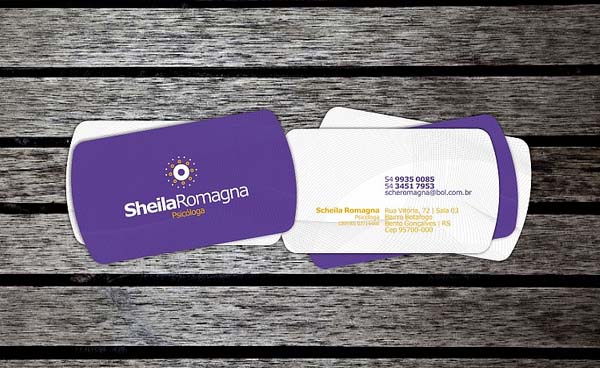 Purple Business Card Design