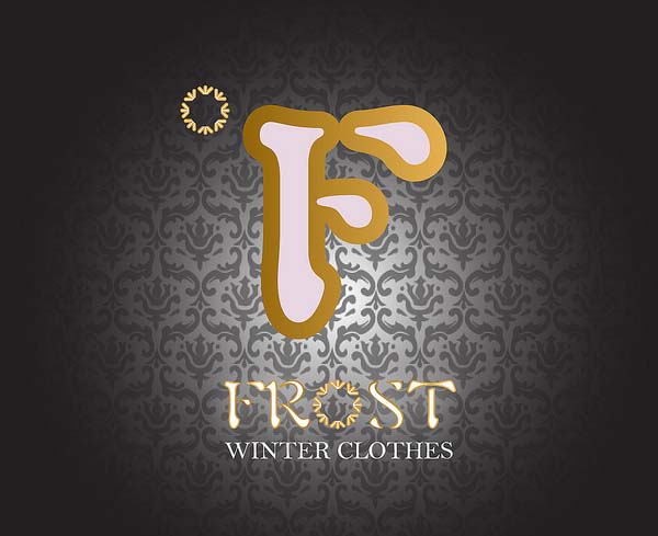 Frost water clothes logo design