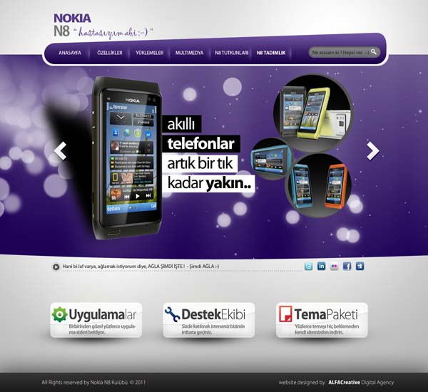 Nokia N8 Kulubu Web Interface