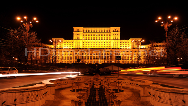 Bucharest at night (Romania)