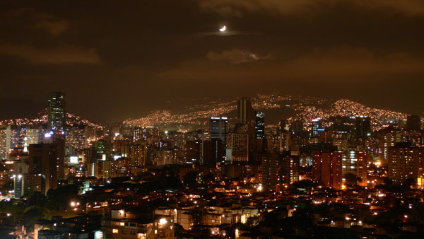 Caracas at night (Venezuela)