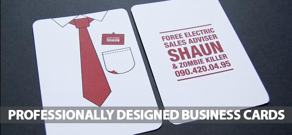 Professionally Designed Business Cards (25 Examples)