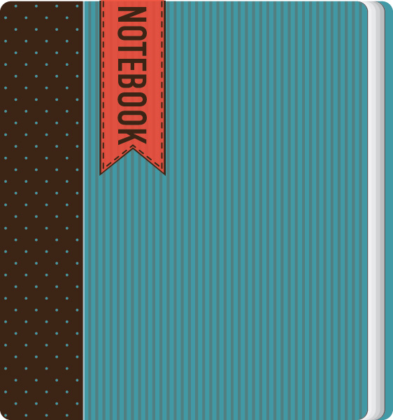 Notebook Design Vector Graphic