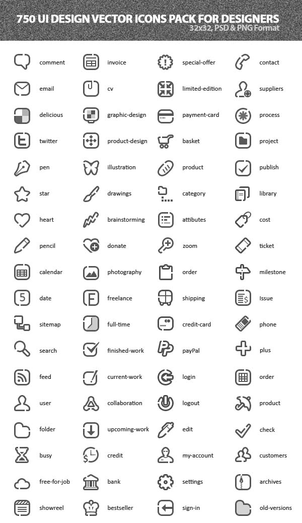 Free Vector Icons Pack 11