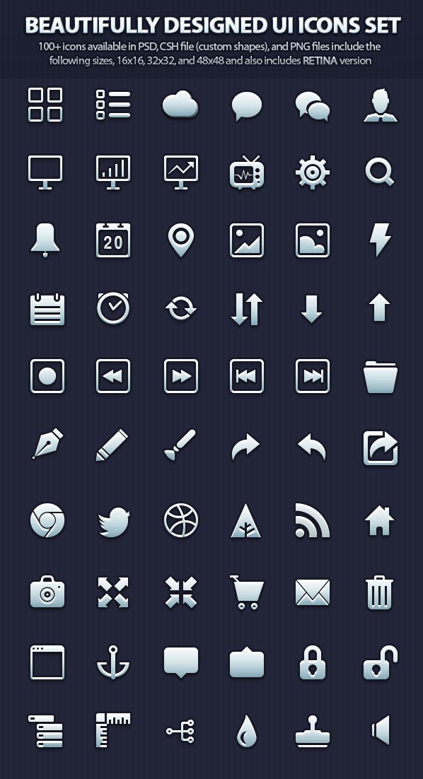 Free Vector Icons Pack 6