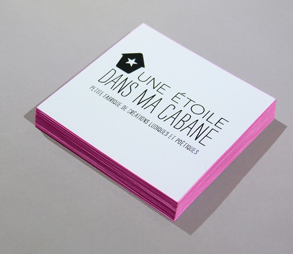 Mini Square Business Cards Design