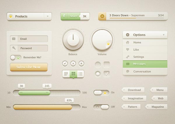 Free UI Kits For Web and Graphic Designers 14