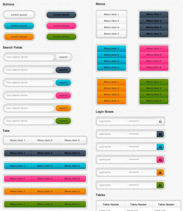 Free UI Kits For Web and Graphic Designers 25