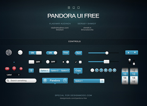 Free UI Kits For Web and Graphic Designers 6