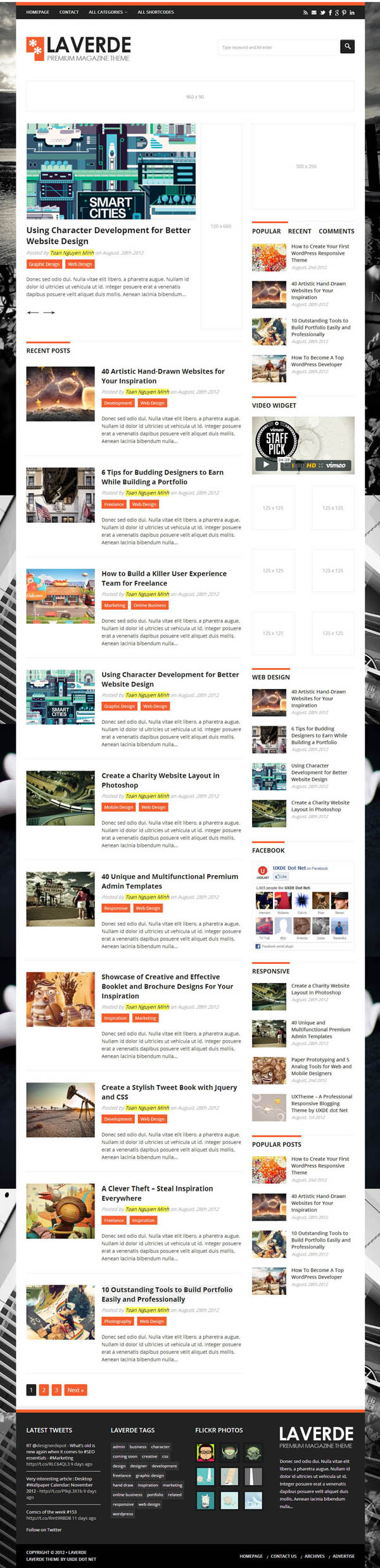 Top Premium News and Magazine Responsive WordPress Themes - 10